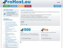 Tablet Screenshot of myprohost.com